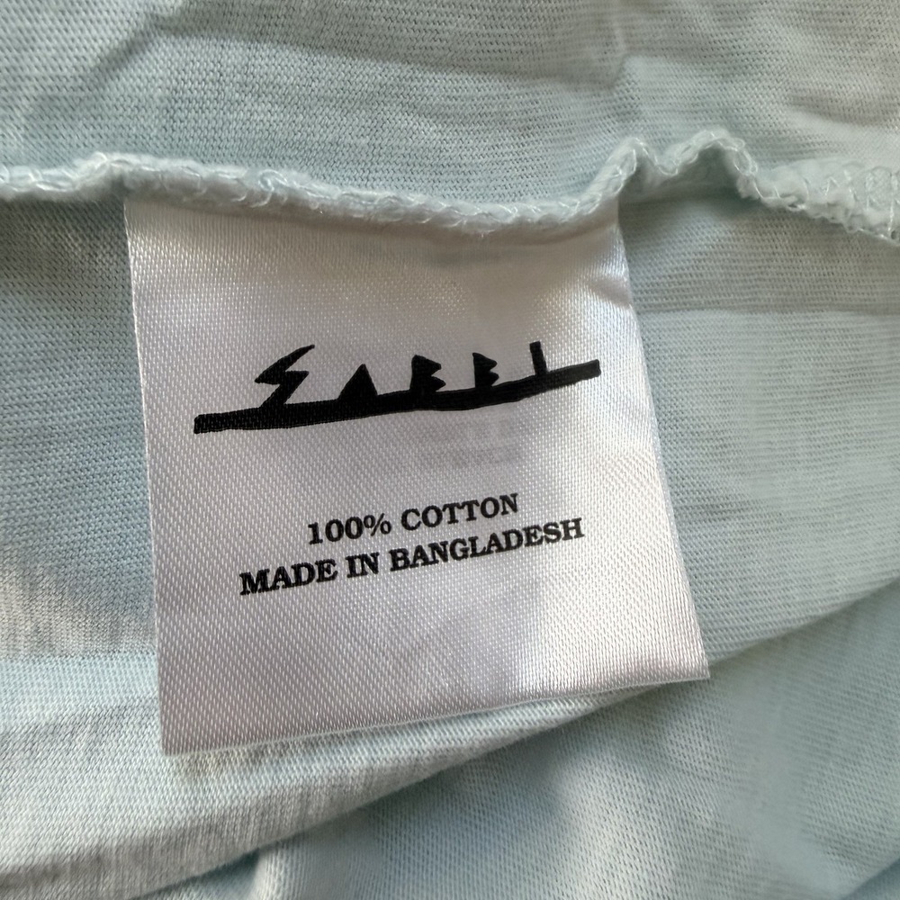 SABBI The Very Oversized Italy Tee - Sky - Sz XL NWOT - Picture 11 of 11